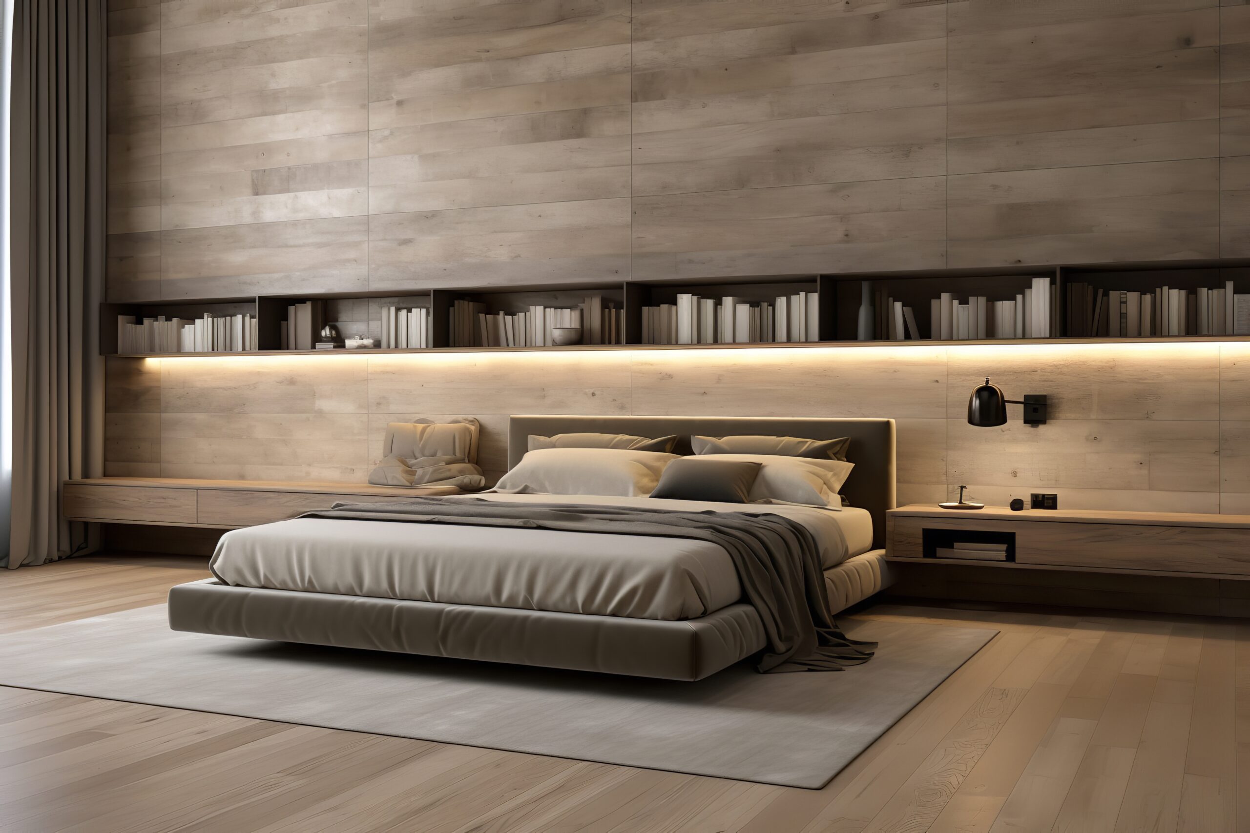 minimal interior design modern bedroom